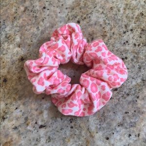 RARE BRANDY PINK LEOPARD SCRUNCHIE